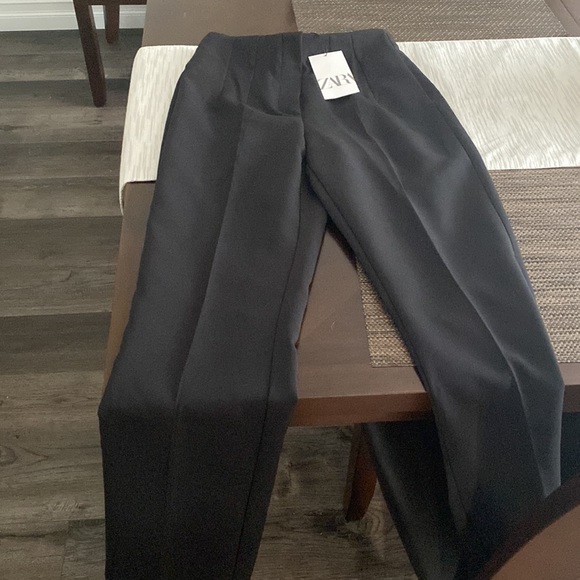 BRAND NWT Zara black pants - Picture 2 of 3